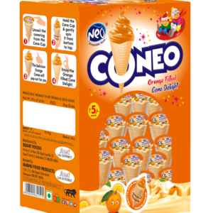 Orange Filled Cone