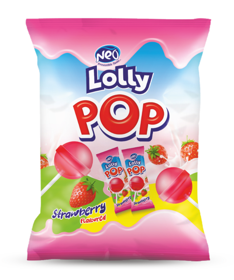 LOLLy POP STRAWBERRY