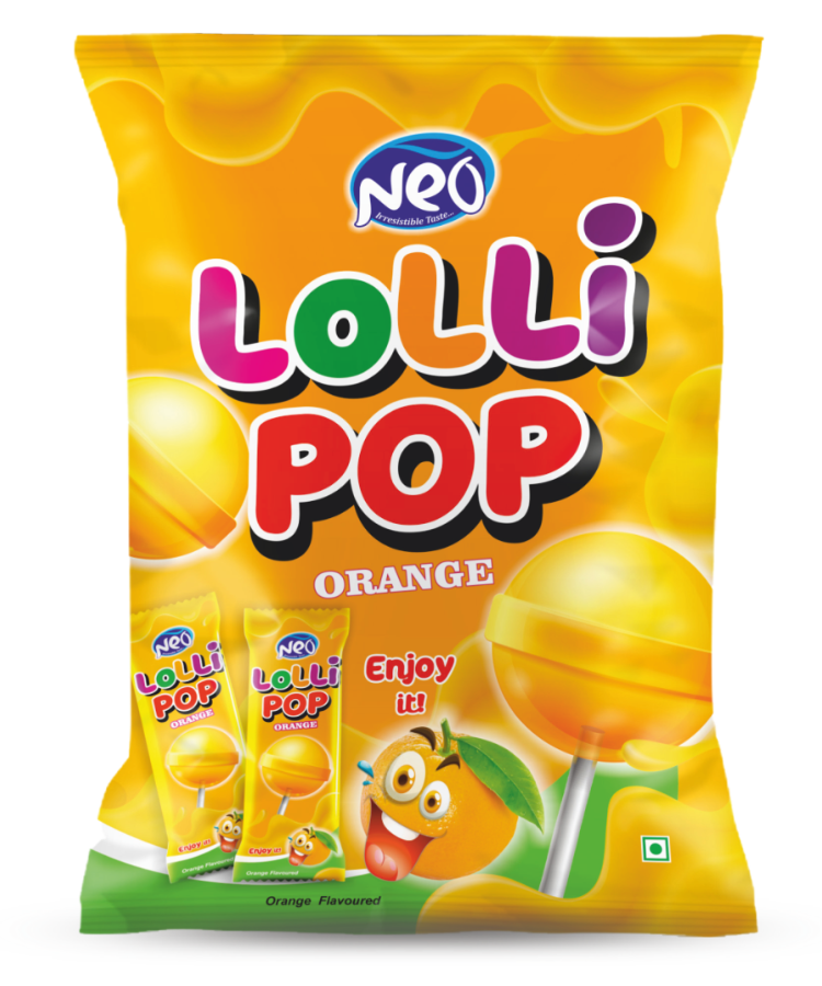 Lolli Pop Orange Flavoured