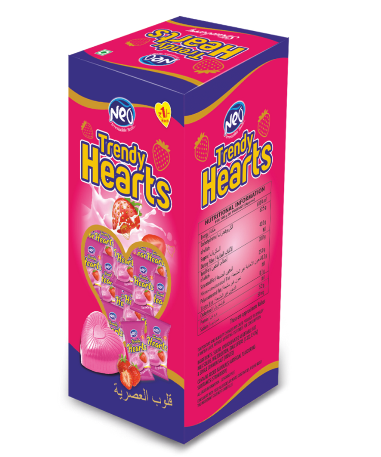 STRAWBERRY TRENDY HEART